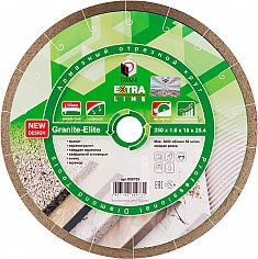 Алмазный отрезной диск Diam Extra Line 1A1R Корона Granite-Elite 250 мм