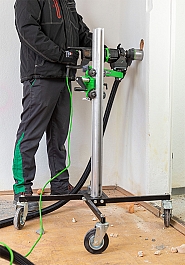 Использование станин для алмазного бурения Eibenstock EBW 1300