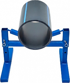 Применение регулируемого опорного ролика для труб Gas Fusion 63-315 мм