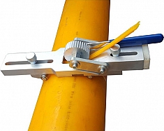 Применение устройства для снятия внешнего грата после стыковой сварки полиэтиленовых труб Rotorica Red 400 Применение устройства для снятия внешнего грата после стыковой сварки полиэтиленовых труб Rotorica Red 400