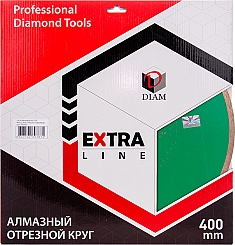 Упаковка алмазного отрезного диска Diam Extra Line 1A1R Корона Marble-Elite 400 мм